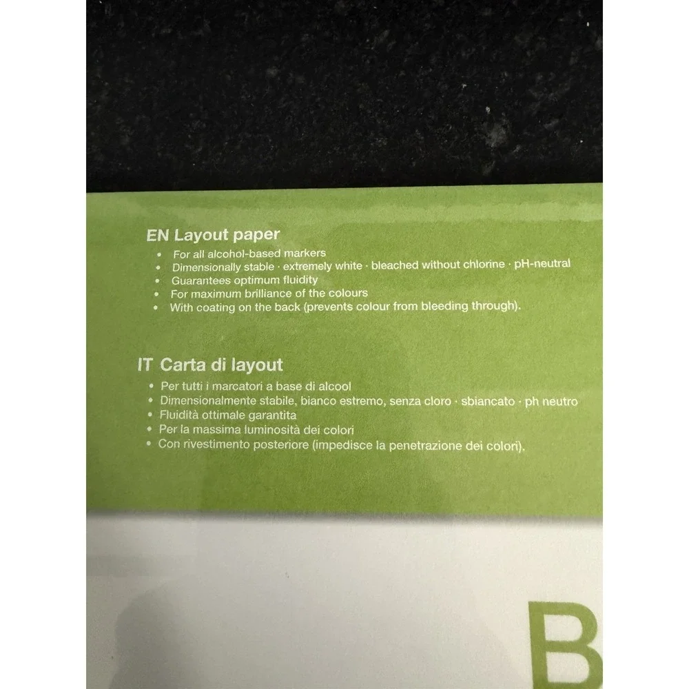 Transotype Bleedproof Marker Pad A3 50 Sheets 70gsm Alcohol Marker Paper